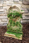 Ebros Day of The Dead Winged Bat W/ Siamese Skull Heads Tombstone Statue 12.25"H