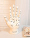Ebros Psychic Fortune Teller Chirology Palmistry Hand Palm Figurine (White) - Ebros Gift
