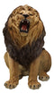 Ebros Giant King Of The Jungle Ferocious Roaring Lion Realistic Statue 41"Tall Decor