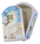 Ebros Jody Bergsma Fantasy Whimsical Sky Castle Decorative Trinket Jewelry Box