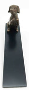 Brass Made Adorable Begging Labrador Retriever Dog Door Stop Stopper Wedge