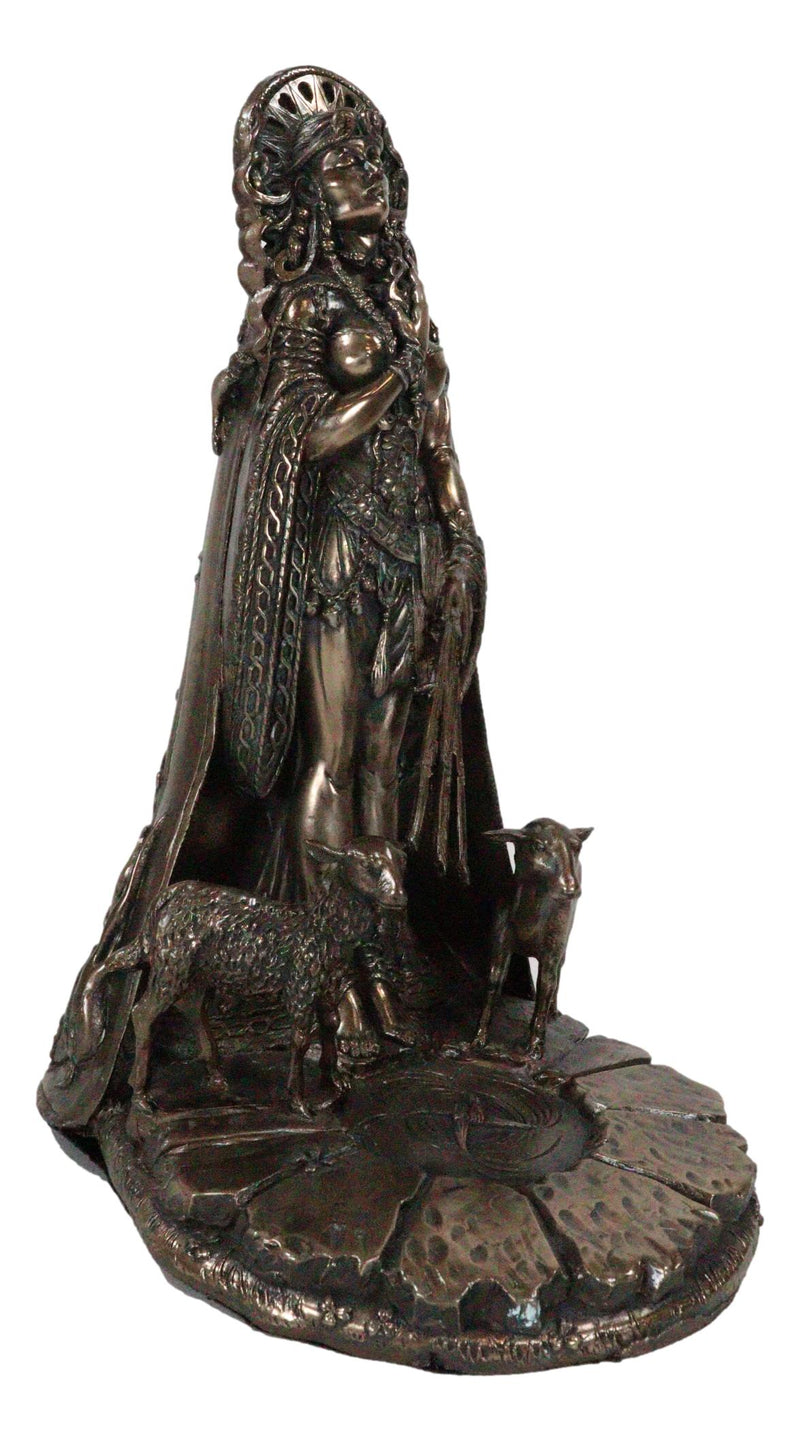 Celtic Goddess of Fire Brigid Statue Patroness Of Hope Poetry Livestock Healing