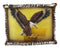 Rustic Western Swooping Bald Eagle Bird Faux Birchwood Wall Plug In Night Lights