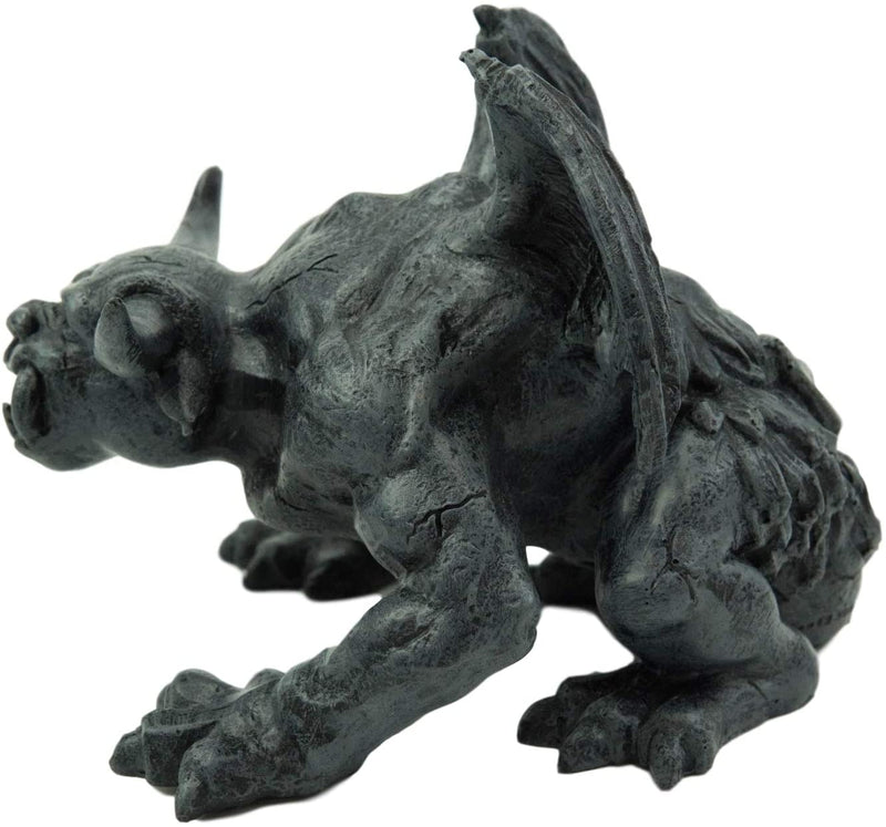 Ebros Gift Matador De Toros Winged Bull Horned Gargoyle Bellowing Statue 6" Tall