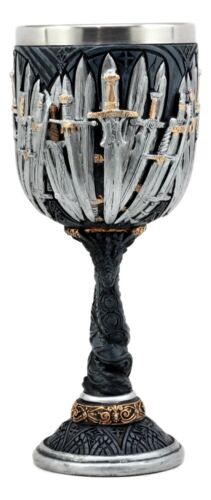 Ebros Medieval Twisted Dragons Iron Throne Legend Of The Swords Wine Goblet