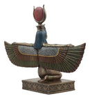 Egyptian Goddess Of Motherhood And Magic Isis Ra Kneeling With Open Wings Statue