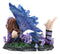 Purple Girl Fairy Statue 3.75"Long Lavender Fairy Garden Figurine