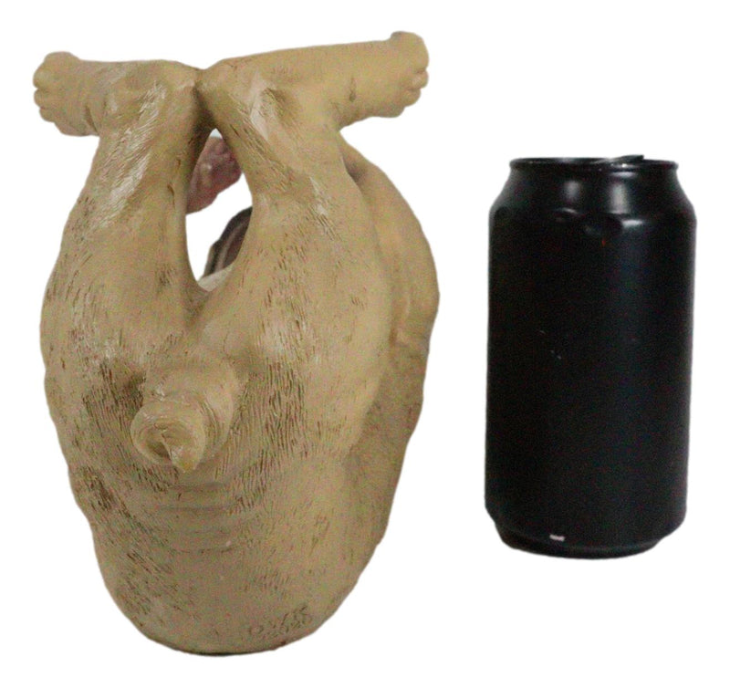 Ebros Pedigree Fawn Pug Dog Wine Bottle Holder 10" Long Home Decor