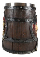 Ebros Caribbean Seas Pirate Captain Sparrow And Hook Large Tankard Coffee Mug