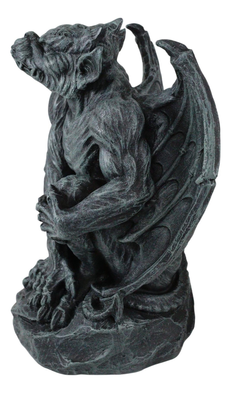 Ebros Winged King Kong Gargoyle Statue Medieval Gothic Figurine 6.5" Tall