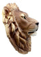 Ebros Lion Head Wall Decor Plaque 16"Tall Taxidermy Art Alpha Pride Rock King