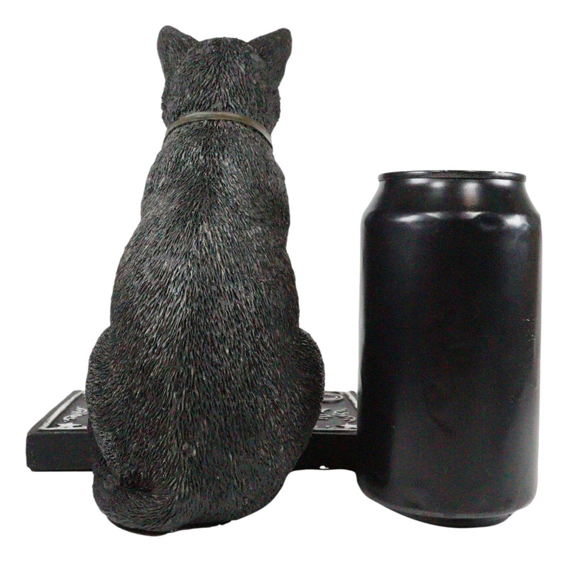 Ebros Witching Hour Halloween Black Cat With Ouija Spirit Board & Planchette Figurine