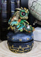Green Baby Wyrmling Dragon Holding Egg Decorative Kitchen Timer Figurine 60 Min