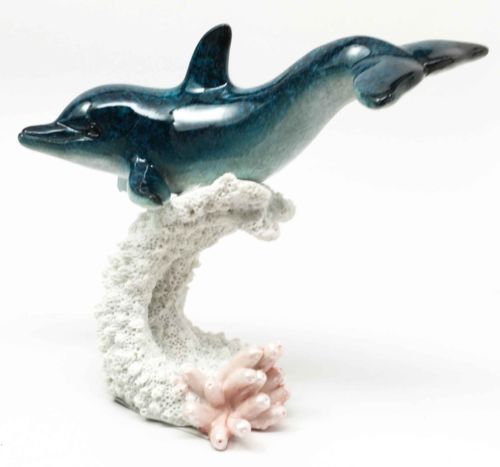 Ebros Marine Ocean Bottlenose Dolphin Swimming Under Sea Figurine Collectible