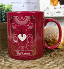 Wicca Fortune Teller Psychic Tarot Cards The Lovers Ceramic Tea Coffee Mug Cup