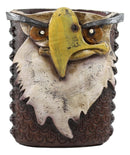 American Bald Eagle Cell Phone Pen Toothbrush Make Up Brush Holder Figurine