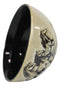 Ebros Rustic Western Running Horses Abstract Art 18oz Bowls Pack Of 4