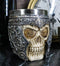 Ebros Medieval Roman Centurion Knight Skull With Helmet Tea Coffee Cup Mug Set of 4