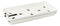Ebros Japanese White Neta Zara Porcelain Sashimi Chef Serving Plate 2-PK For Sushi Box