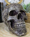 Mesoamerican Maya Aztec Skull Statue 5"Tall Tribal Tattoo Mexica Pantheon Gods