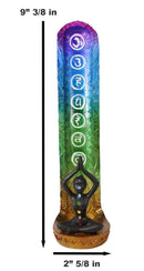 Ebros Gift Rainbow Spiral Goddess Feminine Incense Stick Burner (Upright Pose)