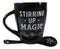 Witchcraft Wicca Stirring Up Magic Pentagram Star Tea Coffee Mug And Spoon Set