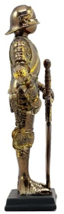 Ebros Medieval Kingdom European Suit Of Armor Knight Of Chivalry Swordsman Figurine