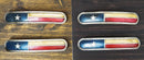 Set Of 4 Western Texas Lone Star Flag Drawer Cabinet Door Bar Pull Knobs 6.25"L