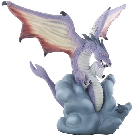 Ebros Dragon on Cloud 9" Length Figurine Hand Painted Resin Statue