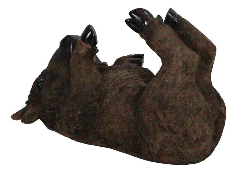 Kitchen Party Decor Drunk Buffalo Bison Wine Holder Rack Figurine Sculpture