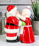 Ebros 'Tis The Season Mr And Mrs Santa Claus Magnetic Salt And Pepper Shakers