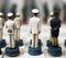 American Military US Army Soldiers VS Navy Sailors Colorful Chess Set With Board