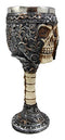 Ebros Roman Centurion General Helmet Skull Wine Drink Goblet Chalice Cup 6oz