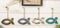 Rustic Bible Scriptures Christian Fish Ichthys Christmas Tree Ornaments Set of 4