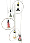 Five Ring World Famous Light Houses Decor Resonant Relaxing Wind Chime Patio