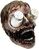 Walking Undead Zombie Wine Bottle And Salt Pepper Shakers Holders Figurine Set