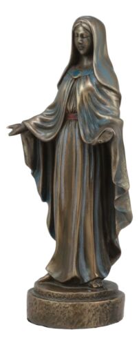 Lady Madonna Virgin Mary With Welcoming Arms Statue 7"Tall Mother of Jesus - Ebros Gift