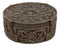 Norse Old Gods Viking Knotwork Thor Hammer Mjolnir Round Jewelry Box Figurine