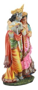 Vedic Radha And Krishna Statue Avatar Of Vishnu Shakti God's Divine Love 8"H