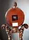 Ebros Gift 67"H Large Vintage Harp Shaped Timeless Grandfather Clock Furnishing Decor