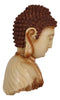 Ebros Medium Feng Shui Shakyamuni Buddha Gautama Bust with Ushnisha Figurine