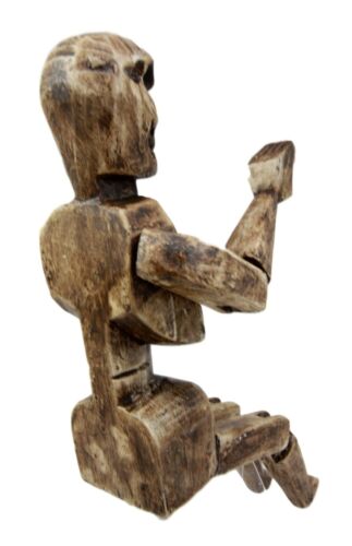 Balinese Wood Handicraft Day Of The Dead Wayang SKeleton Puppet Toy Figurine