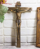 10"H INRI Jesus Christ Crucified On The Cross Wall Hanging Catholic Crucifix