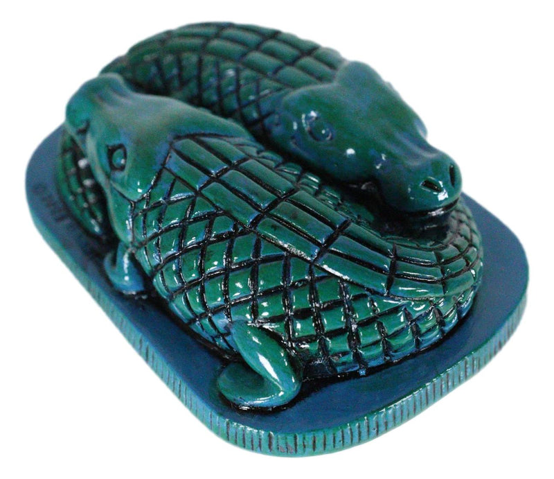 Ancient Egyptian Gods of The Nile Sobek Crocodiles Token Amulet Symbol Figurine