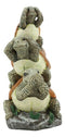 Whimsical Acrobatic See Hear Speak No Evil Turtles Totem Statue Wise Tortoises