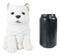 Sitting West Highland Terrier White Westie Puppy Dog Decorative Figurine