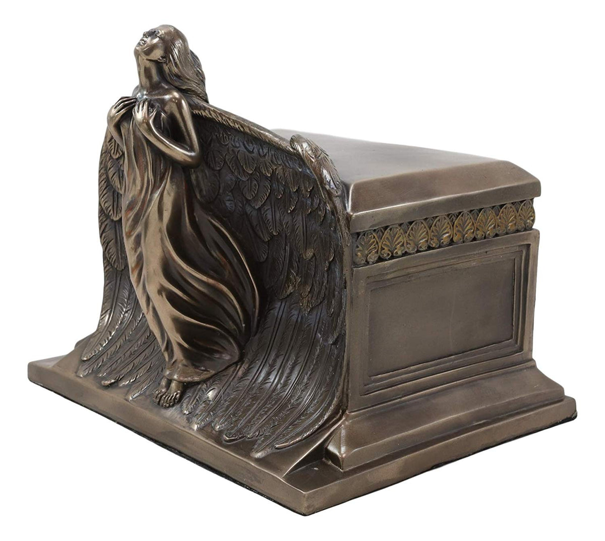 Ebros Heaven Bound Rising Angel Funeral Cremation Urn Resin Statue Memorial Angels 9"H