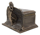 Ebros Heaven Bound Rising Angel Funeral Cremation Urn Resin Statue Memorial Angels 9"H