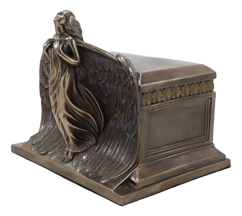 Ebros Heaven Bound Rising Angel Funeral Cremation Urn Resin Statue Memorial Angels 9"H