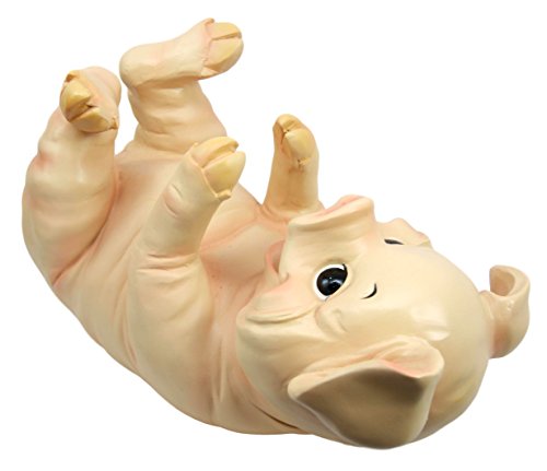 Ebros Comical Pork Chops Pig Wine Holder Figurine Sculpture Kitchen Hosting Organizing Decor